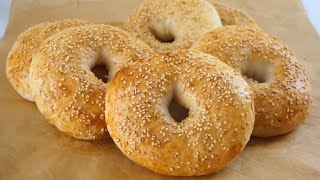 Easy Homemade Bagels [upl. by Fontes]