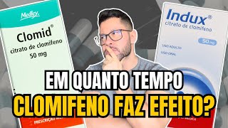 EM QUANTO TEMPO PRO CLOMIFENO FAZER EFEITO INDUZA A PRODUÇÃO DE TESTOSTERONA [upl. by Merilee]