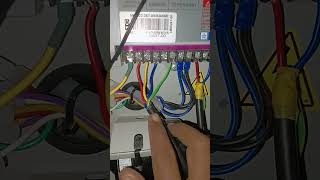 Ductable Indoor unit Wiring Connection  Ductable Indoor to outdoor wiring connecting in hindi [upl. by Heady]