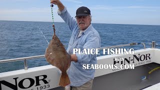 Plaice fishing amazing underwater video that shows how two Plaice can be caught on a twin hook rig [upl. by Erdnua]