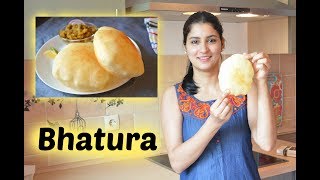 indisches BALLONBROT  Bhatura  Indisches Brot  indisch Kochen [upl. by Cychosz]