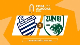 CSA x Zumbi  COPA ALAGOAS SUB 20  SEMIFINAL 12 [upl. by Ayital]