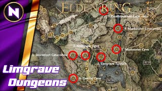 All Dungeons amp All MiniBosses of Western Limgrave  GuideTutorial  Elden Ring [upl. by Otrepur]