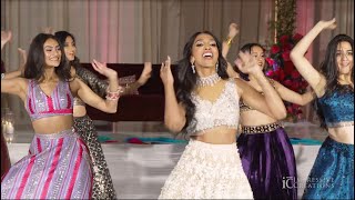 ANISHA WEDDING BOLLYWOOD Performance Ghagra Khwab Dekhe Chikni Chameli ShararaTip Tip Sheila [upl. by Norwood]