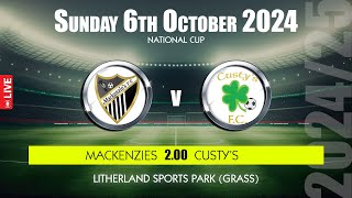 Mackenzies v Custys  6th Oct 2024 [upl. by Ching269]