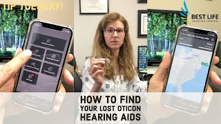 How To Find Your Lost Oticon Hearing Aids  Best Life Hearing Center [upl. by Edialeda]