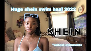 ☀️ try on bikini haul shein shorts haul bikini [upl. by Arrek]