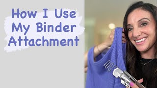 How I use my Single Fold 35mm Binder Attachment for Sewing [upl. by Fenton332]