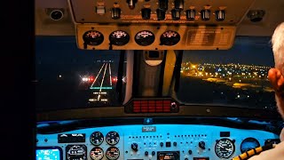 Flying in Beech King Air 200 over Karachi  Sunset  Night Flying [upl. by Abdu]