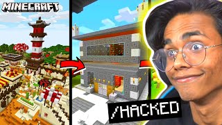 I HACKED into EVERY YOUTUBERS MINECRAFT World amp TROLLED Them [upl. by Aissyla]