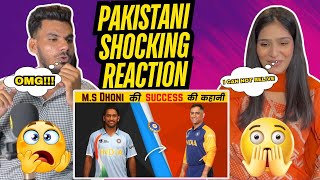 MS DHONI BIOGRAPHY IN HINDI  INDIAN CAPTAIN SUCCESS  PAKISTANI GIRL REACTION [upl. by Noimad592]