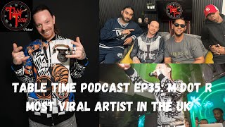 M Dot R I AM THE MOST VIRAL ARTIST IN UK 🇬🇧 Table Time Podcast Ep35 [upl. by Asp]