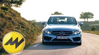 Neue Mercedes CKlasse im Test 2014  C400 4Matik Fahrbericht  Video [upl. by Hgeilhsa380]