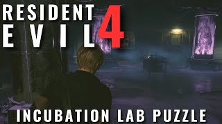 Resident Evil 4 Remake  Incubation Lab puzzle Overwrite Terminal [upl. by Cralg515]