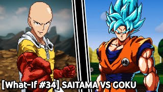 WhatIf 34 Saitama VS Goku [upl. by Nachison814]