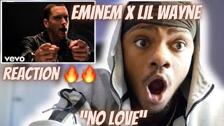 First Time Hearing quotNo Lovequot Eminem ft Lil Wayne Reaction [upl. by Hach]