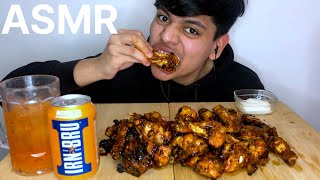 SPICY BUFFALO WINGS MUKBANG ASMR UK ¦ REAL EATING SOUNDS FRANKSTERS [upl. by Kalle461]