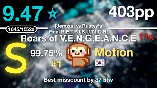 🔴947⭐Motion  trungnova  Roars of VENGEANCE Final RETRIBUTION 1 403pp 11x [upl. by Alegnad]