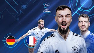 Deutschland  Frankreich  Futsal WMQualifikation [upl. by Nigen]