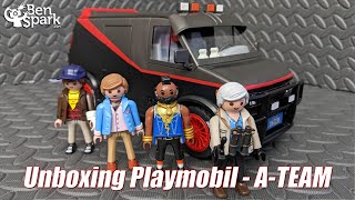 Unboxing and Review  Playmobil The ATeam Van  Set 70750 [upl. by Chastain]