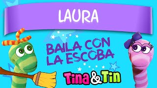 tina y tin  samantha 🃏 Música Personalizada Para Niños 💓 [upl. by Einatsed]