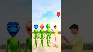 3 Alian 1 booy giren Alian new bacroond VFX video short VFX 7755 [upl. by Acirret]