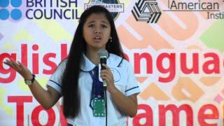 Extemporaneous Speech Contest  Finalist 01 [upl. by Haet]