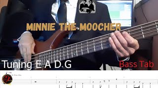 The Blues BrothersCab Calloway Minnie The Moocher Cover BasstabPlay Along [upl. by Ahsatan]