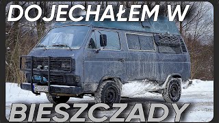 JEST NIEBEZPIECZNIEWPADŁ AUTEM DO ROWU  KIERUNEK BIESZCZADY  LIVING IN A VAN [upl. by Durnan]