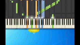 Dormir contigo Luis Miguel Piano tutorial by Synthesia [upl. by Nerhe]