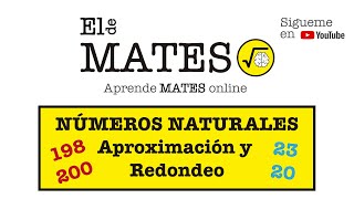 Aproximación y Redondeo Numeros Naturales Primaria 1ESO [upl. by Akital412]