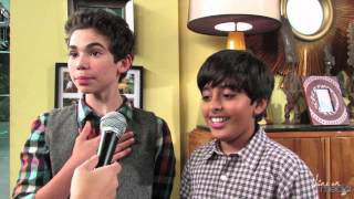 Cameron Boyce amp Karan Brar Talk Pranks amp quotJessiequot Season 2 [upl. by Glenn513]