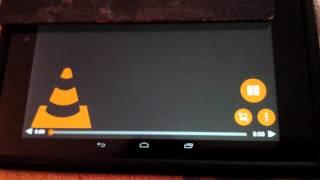 PROOF OF CONCEPT CHROMECAST working on VLC for Android 444  Nexus 7 [upl. by Hardner]