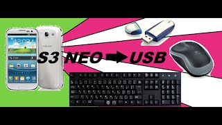 Tutorial Collegare connettere periferiche usb su s3 NEO ita [upl. by Nyrhtakyram]