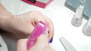 Gel pe unghia naturala Tutorial Pas cu pas by Alex Nails [upl. by Jazmin]