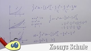 3 Aufgabentypen zur Flächenberechnung  Integralrechnung Analysis Beispiel [upl. by Letch]