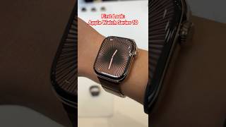 First Look at the Apple Watch Series 10 [upl. by Witkin508]