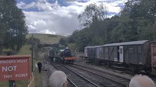 Steam train at Swanage 1292024 [upl. by Mosra]