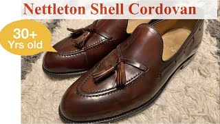 Thrifted Nettleton SHELL CORDOVAN loafers [upl. by Cavit]