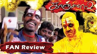 FAN REVIEW  Kanchana 2  Muni Makeup   Lawrence  Taapsee  Nithya Menon [upl. by Suiradel712]