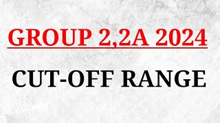 TNPSC GROUP 22A 2024 CUTOFF RANGE [upl. by Ark]