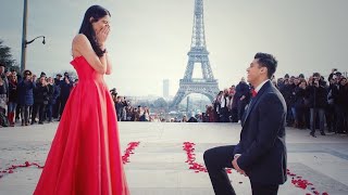 Bollywood Proposal In Paris Warning YOU MAY CRY [upl. by Ettennaj]