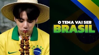 LIGAÇÃO BTS EM O ANIVERSÁRIO Cantinho da vergonha especial jiminday KPOBREA [upl. by Abdul]