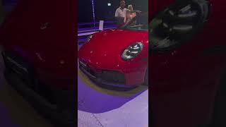 New Porsche 911 Targa 4 GTS Carmine Red supercars shorts Porsche911 [upl. by Thunell]