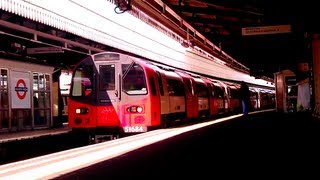 Northern line tube train  Golders Green [upl. by Barde856]