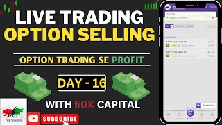 Option Selling Strategy Option Selling LIVE TRADING  Option Selling Strategy  The Trader [upl. by Rosane919]