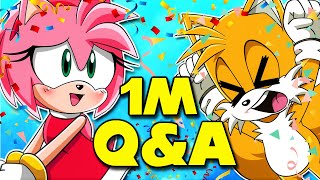 Tails amp Sonic Pals QNA  1 Million Subscribers Special with Tails amp Amy [upl. by Heinrike92]