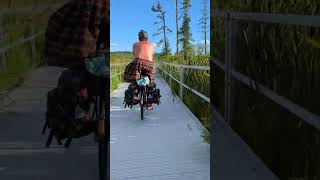 Mesabi Trail Floating Bridge Crossing [upl. by Sil]