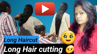 straight cutting 💞haircut hairstyleshortviral long [upl. by Stilwell]