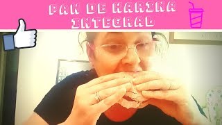 RECETA DE PAN SALUDABLE HECHO CON HARINA INTEGRAL PASO A PASO [upl. by Aninad]